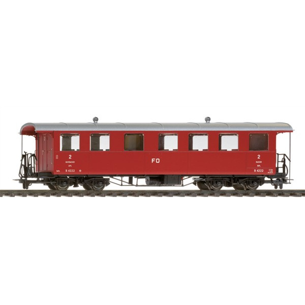 BEMO H0m Personenwagen B 4228 FO, 2. Kl. Plattformwagen