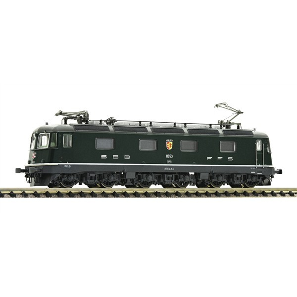 Fleischmann N Elektrolokomotive Re 6/6 11653 "G&uuml;mligen", SBB, gr&uuml;n, digital Sound
