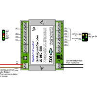 Littfinski Daten Technik LDT Lichtsignal-Decoder LS-DEC-SBB 5-7 Lampen, Geh&auml;use