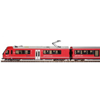BEMO H0m Triebzug ABe 4/16 3111 RhB, Capricorn "Piz Ela", rot, digital Sound