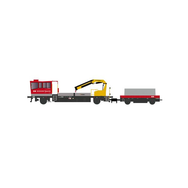 Hobbytrain N DC Robel Tm 234 SOB, rot, analog