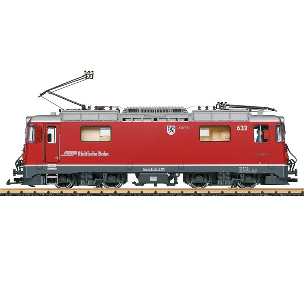 LGB G Elektrolokomotive Ge 4/4 II, 632, RhB, rot, digital Sound
