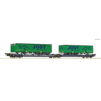 Roco H0 DC Doppeltaschen-Gelenkwagen T3000e, CEMAT