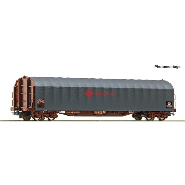 Roco H0 DC Schiebeplanenwagen, Ermewa