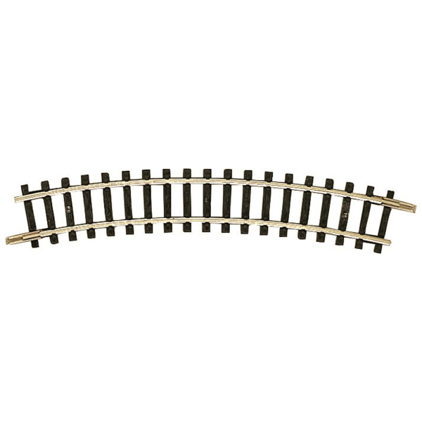 Fleischmann N Gebogenes Gleis R2, Radius 228,2 mm, 24&deg;