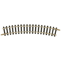 Fleischmann N Gebogenes Gleis R2, Radius 228,2 mm, 24&deg;