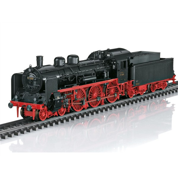M&auml;rklin H0 AC Dampflokomotive Baureihe 17, Museumslok, digital mit Sound