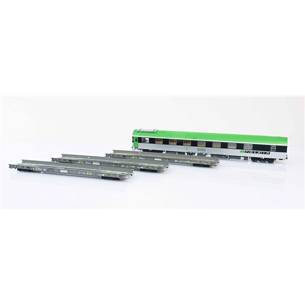 ACME H0 DC Wagenset RALPIN, 4-teilig WLABmt + 3 Saadkms