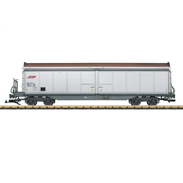 LGB G Schiebewandwagen Haik-v, RhB, grau