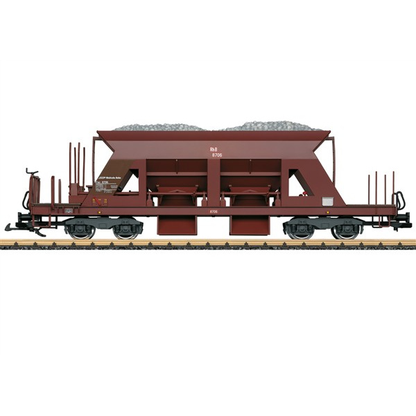 LGB G Selbstentladewagen Fac, RhB, braun