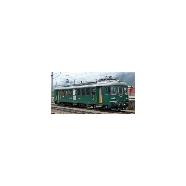 L.S. Models H0 DC Triebwagen RBe 4/4 1406, gr&uuml;n, alte Schrift, digital Sound