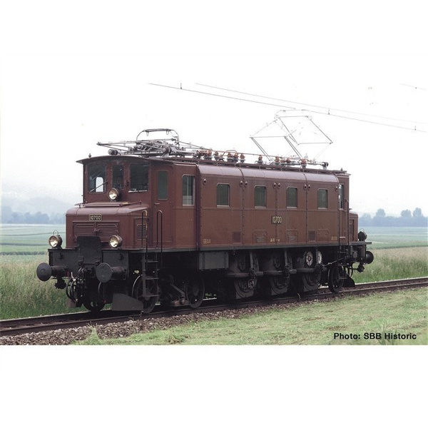 Roco H0 DC Elektrolokomotive Ae 3/6 I 17000, SBB, braun, digital, Sound
