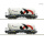Roco H0 DC 2-tlg. Set: Silowagen, Wascosa/Holcim