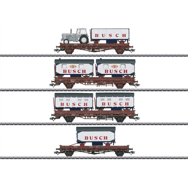 M&auml;rklin H0 AC G&uuml;terwagen-Set Zirkus Busch, DR