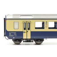 ESU H0 DC Steuerwagen Bt 953, BLS, blau/beige, Omega-Logo