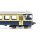 ESU H0 DC Steuerwagen Bt 953, BLS, blau/beige, Omega-Logo