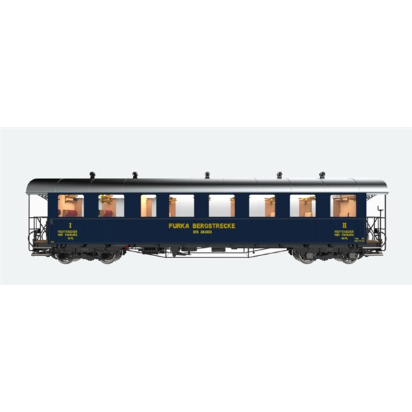 ESU Pullman G DC, IIm, Personenwagen B 4229, DFB, blau, Innenbeleuchtung