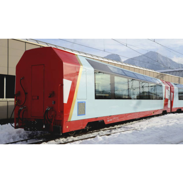 BEMO H0 AC RhB Aps 1321 Excellence Class "Glacier-Express" Panoramawagen 1.Klasse