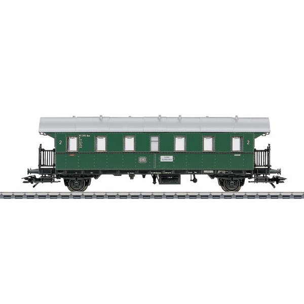 M&auml;rklin H0 AC Personenwagen Bi 2. Kl., "Donnerb&uuml;chse", DB, gr&uuml;n