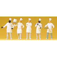 Preiser H0 Figuren, K&ouml;che am Buffet