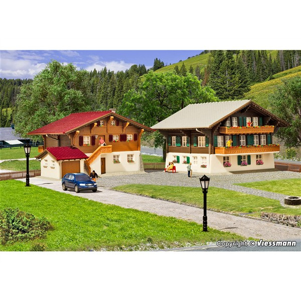 Kibri N Chalet Lenk, 2 St&uuml;ck