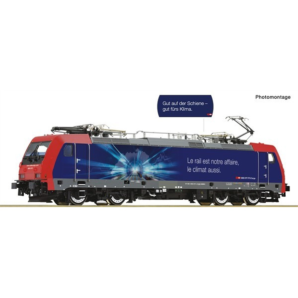 Roco H0 DC Elektrolokomotive 484 011-2, SBB Cargo, digital Sound