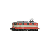 Roco H0 DC Elektrolokomotive Re 4/4 II 11108 "Swiss Express", SBB, orange/weiss, analog