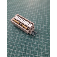 Verteiler, 2x12-fach auf Hutschiene DIN15