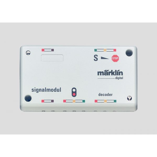 M&auml;rklin Bremsmodul, 3 Gleisabschnitte, Signal 2-begriffig