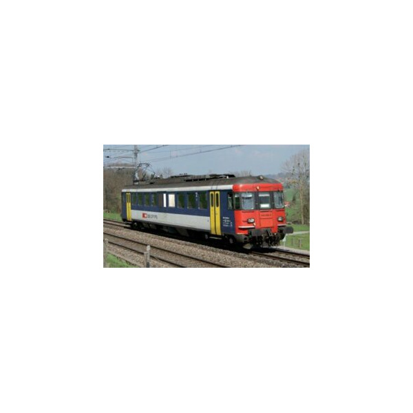 L.S Models H0 DC Triebwagen RBe 4/4 NPZ, SBB, grau/blau, digital Sound