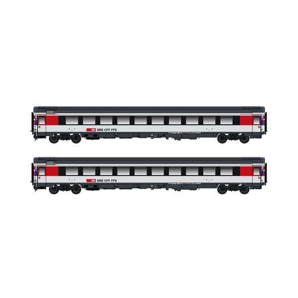 Hobbytrain N DC SBB 2er Set Personenwagen Bpm, 2.Kl. (UIC Z1), Ep. VI