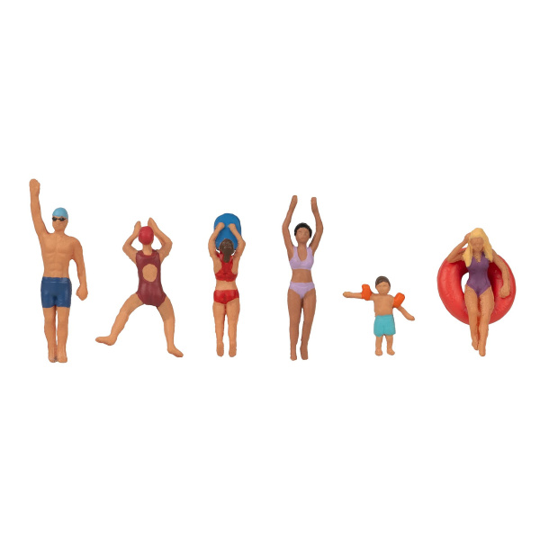 Faller H0 Beim Baden und Schwimmen