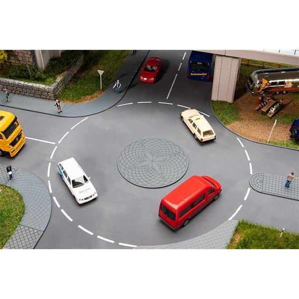 Faller H0 Mini-Kreisverkehr und Verkehrsinsel