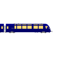 BEMO H0m Steuerwagen ABst 381 MOB, "GOLDEN PASS...