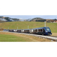 BEMO H0m Steuerwagen ABst 381 MOB, "GOLDEN PASS...