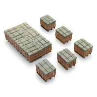 Artitec H0 Ladegut: Ziegel auf Paletten 70 x 23 mm