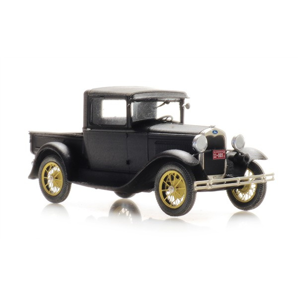 Artitec H0 Lieferwagen FORD Model A Pickup, schwarz