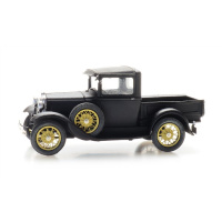 Artitec H0 Lieferwagen FORD Model A Pickup, schwarz