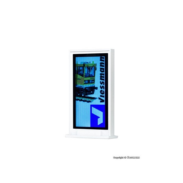 Viessmann H0 Display f&uuml;r Werbetafel