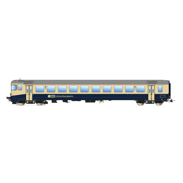 ESU H0 DC Steuerwagen Bt 950, BLS, blau/ beige, Ep.V