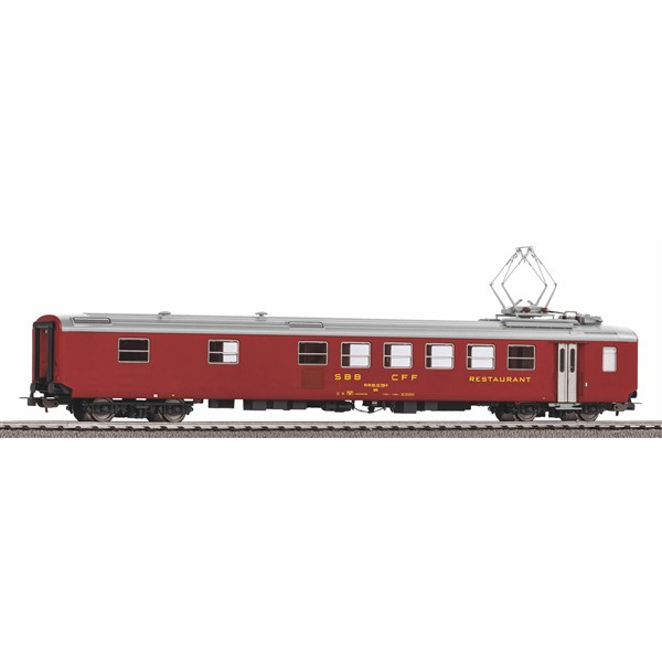 PIKO H0 DC SBB Historic Speisewagen EWI rot, Ep. V/VI