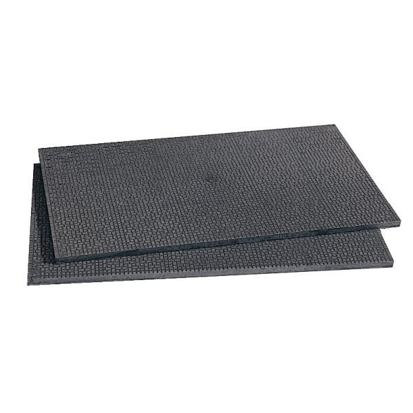 PIKO G Grundplatten-Set Kopfsteinpflaster - Bsetzistei