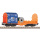 PIKO H0 DC Offener Schiebeplanenwagen Shimmns Wascosa VI
