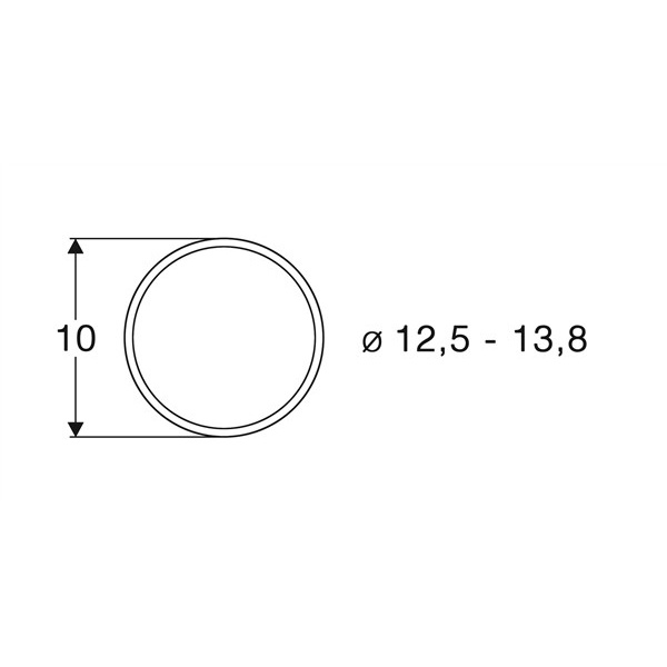 Roco H0 DC Haftreifen, 12,5-13,8mm (85612)