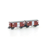 Hobbytrain N DC G&uuml;terwagen K2, SBB, Ep. IV, braun