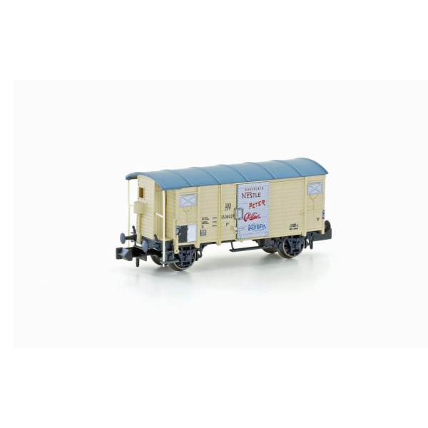 Hobbytrain N DC G&uuml;terwagen K2, SBB, "Nestle", Ep. II, hellbeige