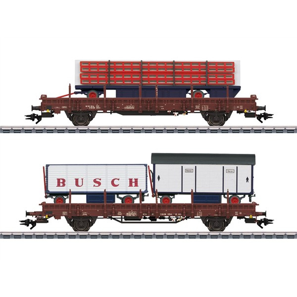 M&auml;rklin H0 AC G&uuml;terwagen-Set Zirkus Busch, DR