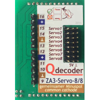 QDecoder Startpaket ZA3-Base ZA3-Servo-8 ZA3-Switch16, ZA3-Pol-8