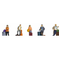 NOCH H0 Reisende stehend, 6 Figuren