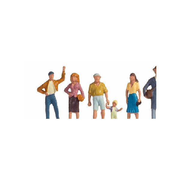 NOCH H0 Passanten stehend, 6 Figuren